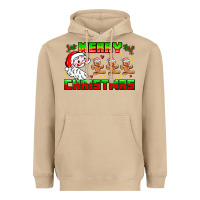 Mushroom Merry Christmas Heavyweight Hoodie - CowhideDigitalArt
