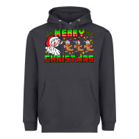 Smoke Merry Christmas Heavyweight Hoodie - CowhideDigitalArt