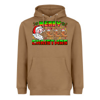 Toasted Coconut Merry Christmas Heavyweight Hoodie - CowhideDigitalArt