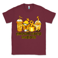 Burgundy childhood cancer awareness coffee Classic Tee - Jasminsmagicworld