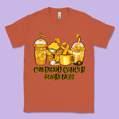 Childhood Cancer Awareness Coffee Classic Tee Designed By Jasminsmagicworld