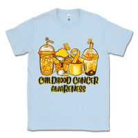 Dusty Blue childhood cancer awareness coffee Classic Tee - Jasminsmagicworld