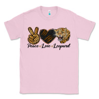 Bubblegum Pink Peace Love Lion Head Classic Tee - LillyAllenDesigns