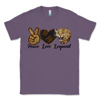 Lavender Peace Love Lion Head Classic Tee - LillyAllenDesigns