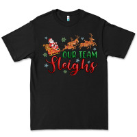 Black our team sleigh Premium Tee - MaliasSmallBusiness