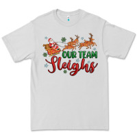 Dove Grey our team sleigh Premium Tee - MaliasSmallBusiness
