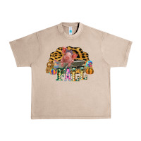 French Oak Fall Scene Pumpkin Watercolor Pig Wagon Serape Cheetah Urban Heavy Tee - Bettercallsaul