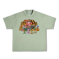 Oil Green Fall Scene Pumpkin Watercolor Pig Wagon Serape Cheetah Urban Heavy Tee - Bettercallsaul