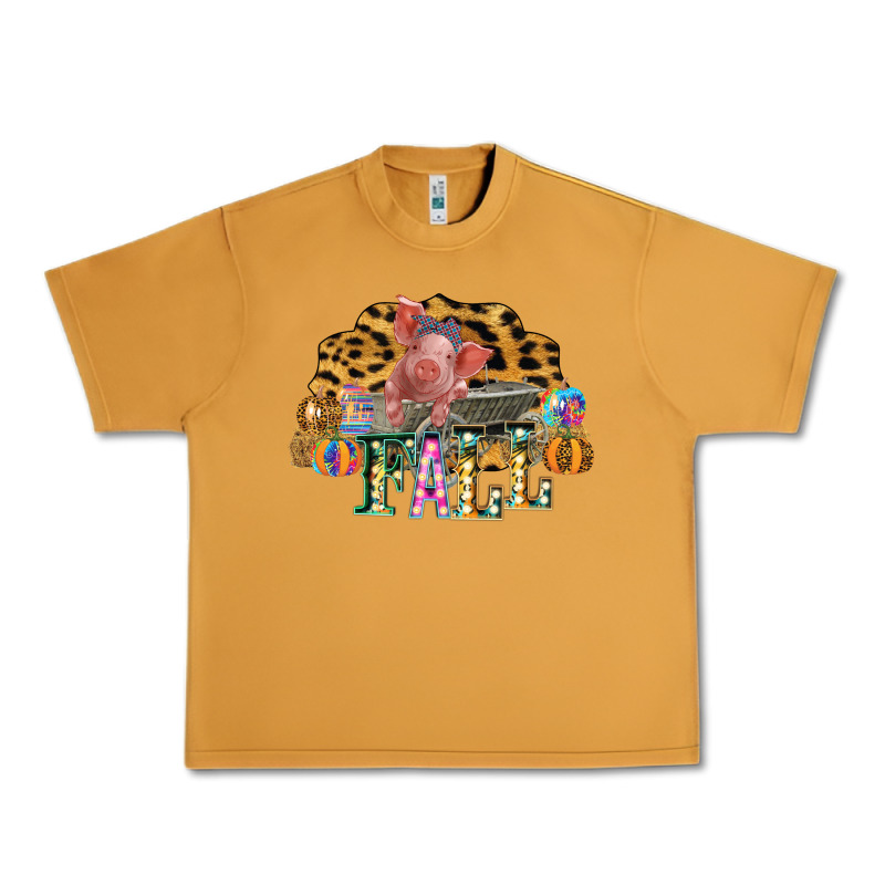 Fall Scene Pumpkin Watercolor Pig Wagon Serape Cheetah Urban Heavy Tee by Bettercallsaul | Teevron
