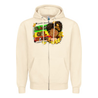 Sandshell black girl magic Zipper Hoodie - FaDigitalArtStudio