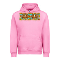 Fuchsia Pink Thick Thighs Pumpkin Pies Urban Hoodie - Artiststas