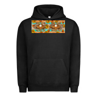 Pigment Black Thick Thighs Pumpkin Pies Urban Hoodie - Artiststas
