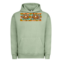 Pigment Oil Green Thick Thighs Pumpkin Pies Urban Hoodie - Artiststas
