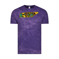 Cloud Purple Western Tenessee Map Sunflower Pattern Vintage Tee - Bettercallsaul