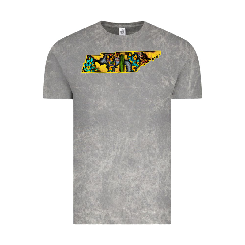 Western Tenessee Map Sunflower Pattern Vintage Tee by Bettercallsaul | Teevron