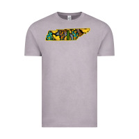 Vintage Zinc Western Tenessee Map Sunflower Pattern Vintage Tee - Bettercallsaul