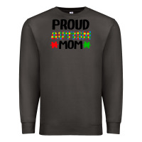 Smoke autism awareness puzzle theme Premium Sweatshirt - CowhideDigitalArt