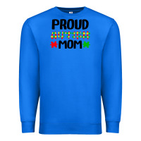 True Royal autism awareness puzzle theme Premium Sweatshirt - CowhideDigitalArt