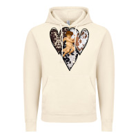 Vintage Artic Country Cupid Valentine Cowhide Heart Vintage Hoodie - Bettercallsaul