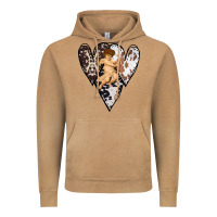 Vintage Camel Country Cupid Valentine Cowhide Heart Vintage Hoodie - Bettercallsaul