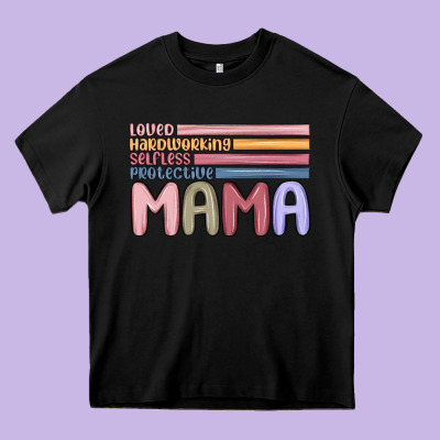 Mama Heavy Core Tee Designed By Maliassmallbusiness