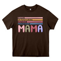 Chocolate Brown mama Heavy Core Tee - MaliasSmallBusiness