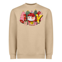 Mushroom joy snowman Heavyweight Sweatshirt - CowGirlArtShop