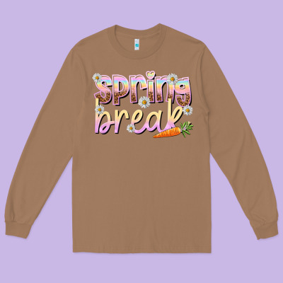 Spring Break Long Sleeve Tee Designed By Nancycooperartshop