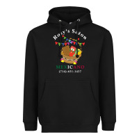 Black logo for rosys saon mexicano Heavyweight Hoodie - CowhideDigitalArt