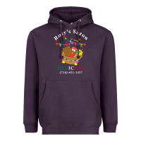 Plum logo for rosys saon mexicano Heavyweight Hoodie - CowhideDigitalArt