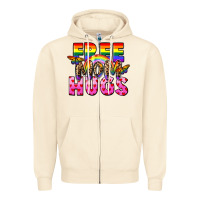 Sandshell Free Mom hugs Zipper Hoodie - FaDigitalArtStudio