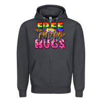 Smoke Free Mom hugs Zipper Hoodie - FaDigitalArtStudio