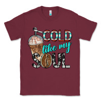 Burgundy cold like my soul with coffee Classic Tee - BarkalooDesign