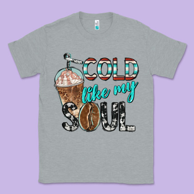 Cold Like My Soul With Coffee Classic Tee Designed By Barkaloodesign