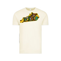 Vintage Arctic Kentucky Map Western Sunflower Pattern Vintage Tee - Bettercallsaul