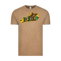 Vintage Coffee Kentucky Map Western Sunflower Pattern Vintage Tee - Bettercallsaul