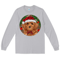 Moon Dust Christmas Toy Poodle Long Sleeve Tee - RanaPortraitStore