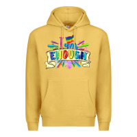 Antique Gold I am enough Premium Hoodie - FaDigitalArtStudio