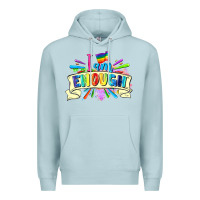 Blue Mist I am enough Premium Hoodie - FaDigitalArtStudio