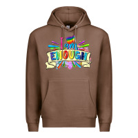 Chestnut I am enough Premium Hoodie - FaDigitalArtStudio