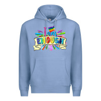 Colony Blue I am enough Premium Hoodie - FaDigitalArtStudio