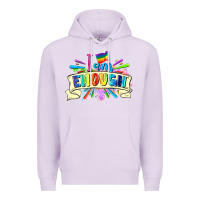 Lilac I am enough Premium Hoodie - FaDigitalArtStudio