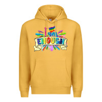 Mustard I am enough Premium Hoodie - FaDigitalArtStudio