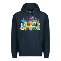 Navy I am enough Premium Hoodie - FaDigitalArtStudio