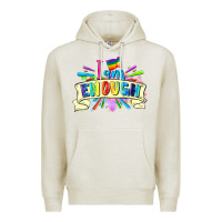 Oatmeal Heather I am enough Premium Hoodie - FaDigitalArtStudio