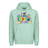 Seafoam I am enough Premium Hoodie - FaDigitalArtStudio