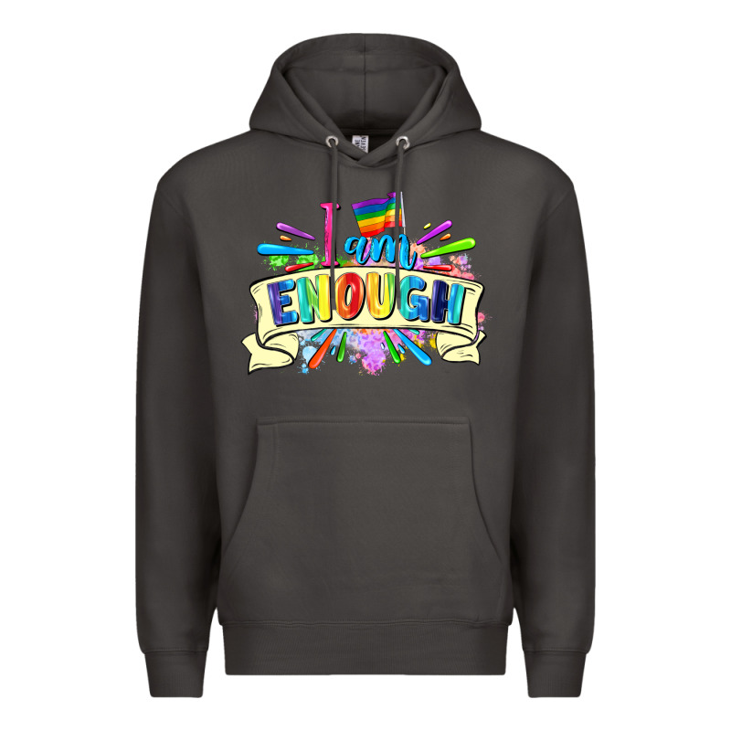 I Am Enough Premium Hoodie by FaDigitalArtStudio | Teevron