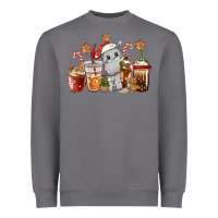 Storm hippopotamus coffee cups christmas Heavyweight Sweatshirt - CowGirlArtShop