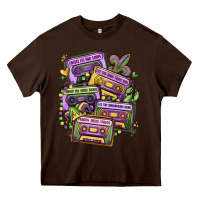 Mardi Gras Cassette Tapes Heavy Core Tee | Teevron