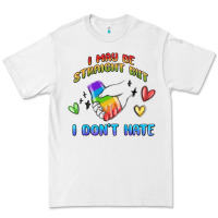 White i may be straight pride day Premium Tee - MaliasSmallBusiness